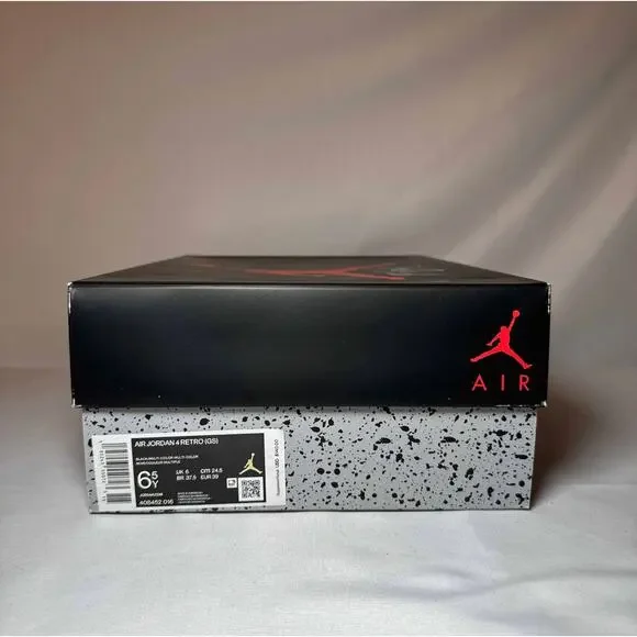 Size 6.5 - Nike Air Jordan 4 Retro GS Red Thunder
